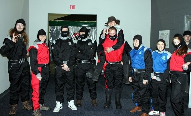 Pratt Camp Staff or Power Rangers....You decide (clue is the footwear)